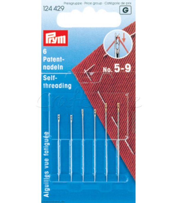 AGUJA PRYM AUTOENHEBRANTES SURT Nº 5-9 X6